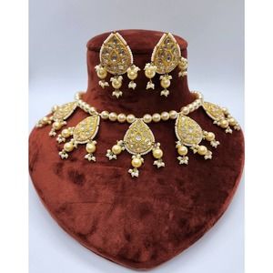 22kt Gold Diamond Polki Necklace